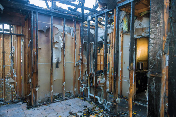 Professional Fire Damage Cleanup technician working in Swedesboro, NJ